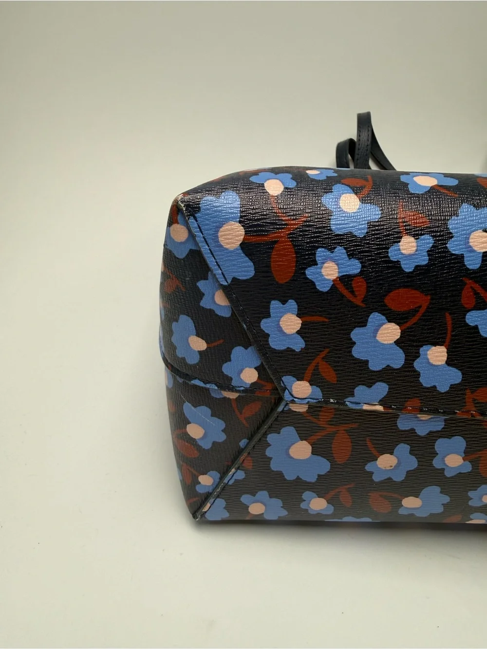 Kate Spade Blue Floral Print Tote Bag - Sleek Everyday Carry
